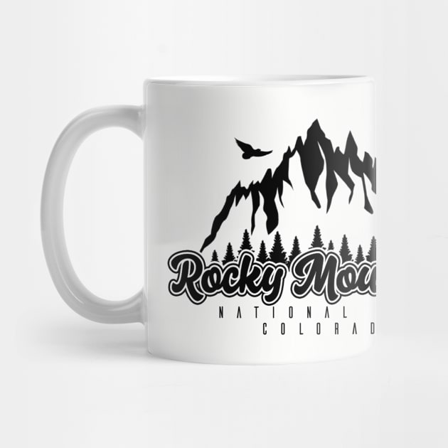 T-Shirts and hoodies Rocky Mountain National Park, Colorado, USA by NEFT PROJECT